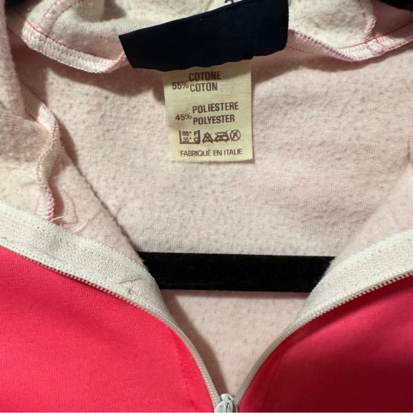 Vintage 1980 Tommaso Pink Biking shirt with back pockets and hood - Picture 7 of 9